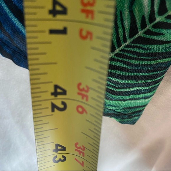 Lulla Collection by Bindya Beach Cover Up Open Front Tropical Pool Robe Size L - Picture 6 of 6